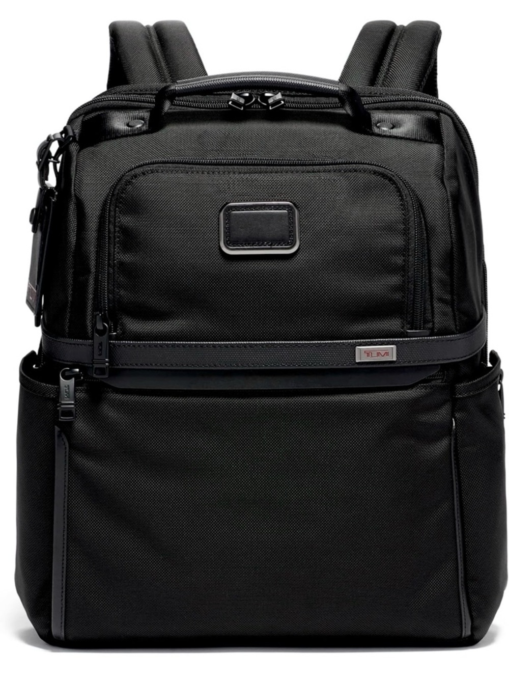 TUMI Black Ballistic Nylon Backpack Laptop Travel Bag Multi Pocket